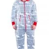 Tipsy Elves Men's Grey Moose Big And Tall Jumpsuit 2 Tipsy Elves Men's Grey Moose Big And Tall Jumpsuit