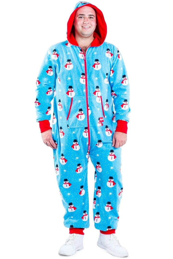 Tipsy Elves Men's Snowman Is An Island Big And Tall Jumpsuit 4 Tipsy Elves Men's Snowman Is An Island Big And Tall Jumpsuit