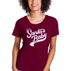 Tipsy Elves Women's Santa's Baby Tee