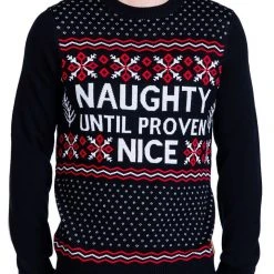 Tipsy Elves Men's Naughty List Ugly Christmas Sweater