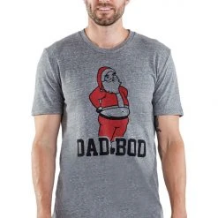 Tipsy Elves Men's Dad Bod Santa Tee