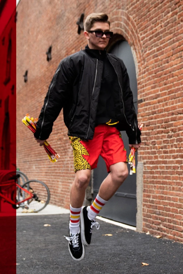 Tipsy Elves Slim Jim Leopard Print Swim Trunks 5 Tipsy Elves Slim Jim Leopard Print Swim Trunks