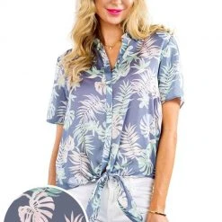 Tipsy Elves Women's Bahama Mama Hawaiian Shirt Spring