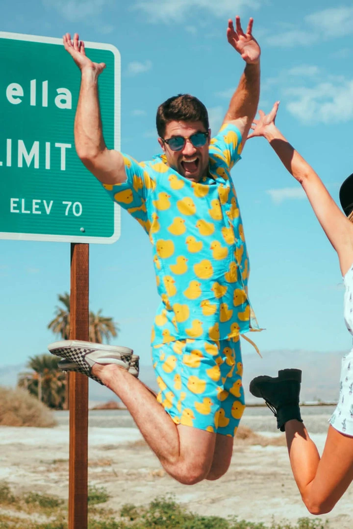 Tipsy Elves Rubber Ducky Stretch Swim Trunks 9 Tipsy Elves Rubber Ducky Stretch Swim Trunks