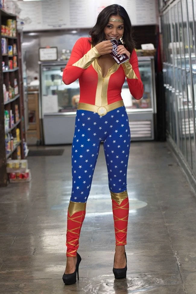 Tipsy Elves Superhero Wonder Lady Costume 6 Tipsy Elves Superhero Wonder Lady Costume