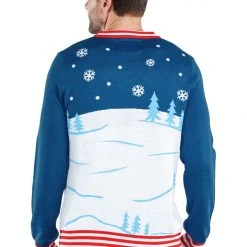 Tipsy Elves Men's Censored Skater Ugly Christmas Sweater 6 Tipsy Elves Men's Censored Skater Ugly Christmas Sweater