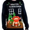 Tipsy Elves Men's Santa's Twerkshop Ugly Christmas Sweater 1 Tipsy Elves Men's Santa's Twerkshop Ugly Christmas Sweater