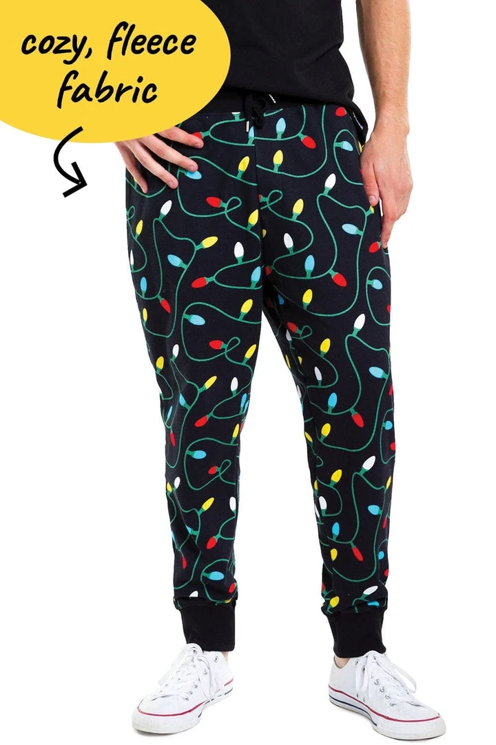 Tipsy Elves Men's Tangle Wrangler Jogger Sweatpants 3 Tipsy Elves Men's Tangle Wrangler Jogger Sweatpants