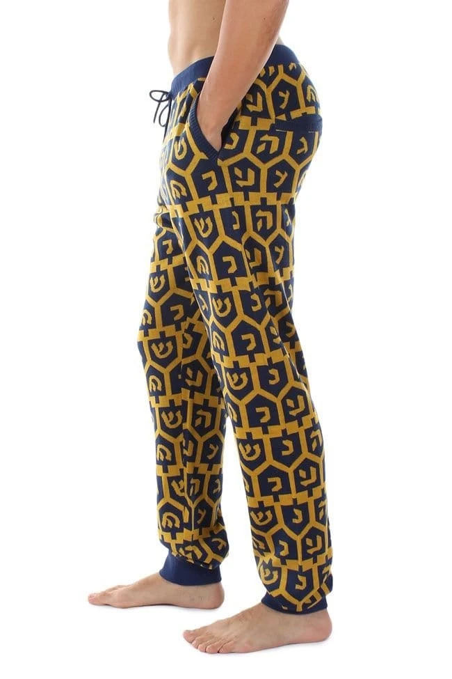 Tipsy Elves Men's Dreidel Jogger Sweatpants 5 Tipsy Elves Men's Dreidel Jogger Sweatpants
