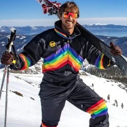 Tipsy Elves Men's Midnight Shredder Ski Suit Holidays & Occasions 15 Tipsy Elves Men's Midnight Shredder Ski Suit Holidays & Occasions