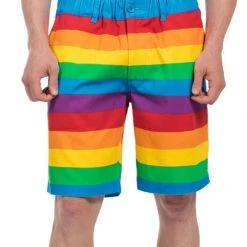 Tipsy Elves Rainbow Shorts - Men's Cut Spring