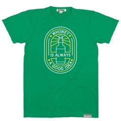 Tipsy Elves Men's Whiskey Is Always A Good Idea Tee