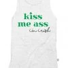 Tipsy Elves Women's Kiss Me Ass I'm Irish Tank Top 1 Tipsy Elves Women's Kiss Me Ass I'm Irish Tank Top