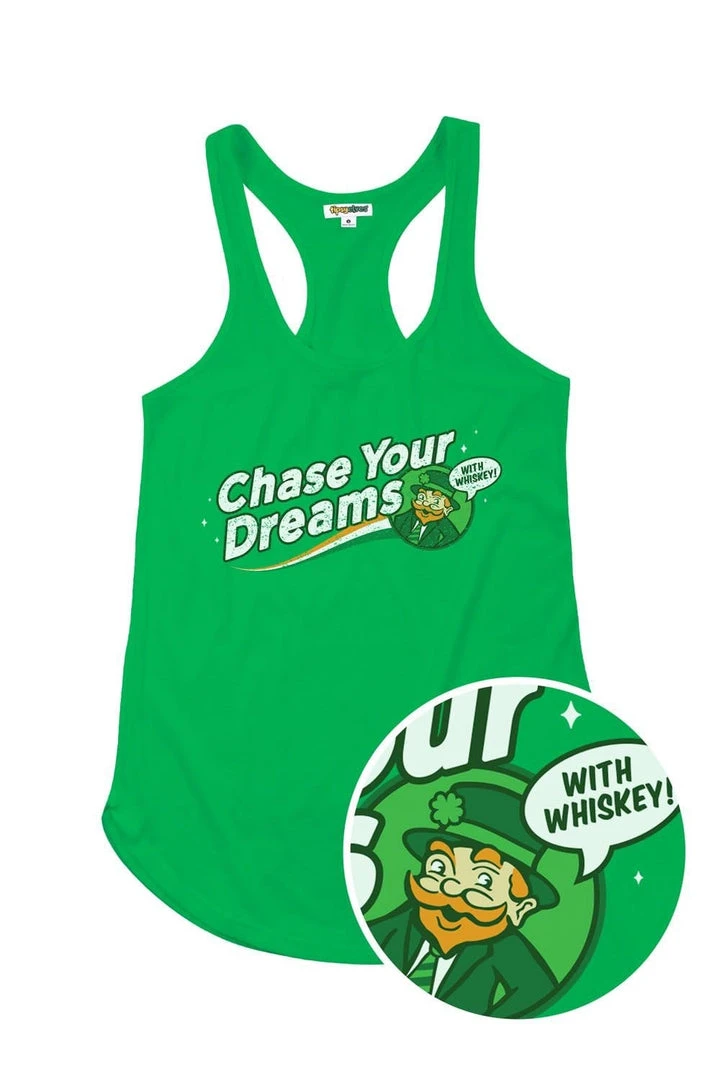 Tipsy Elves Women's Chase Your Dreams With Whiskey Tank Top 6 Tipsy Elves Women's Chase Your Dreams With Whiskey Tank Top