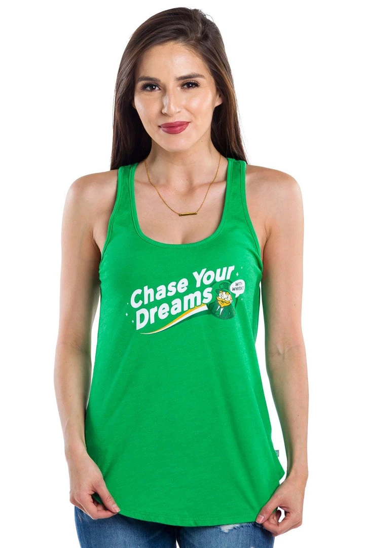 Tipsy Elves Women's Chase Your Dreams With Whiskey Tank Top 7 Tipsy Elves Women's Chase Your Dreams With Whiskey Tank Top