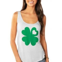 Tipsy Elves Women's Classy Clover Tank Top