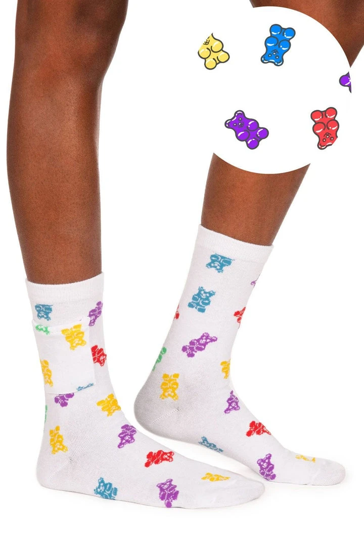 Tipsy Elves Gummy Galore Socks - Women's Cut 6 Tipsy Elves Gummy Galore Socks - Women's Cut