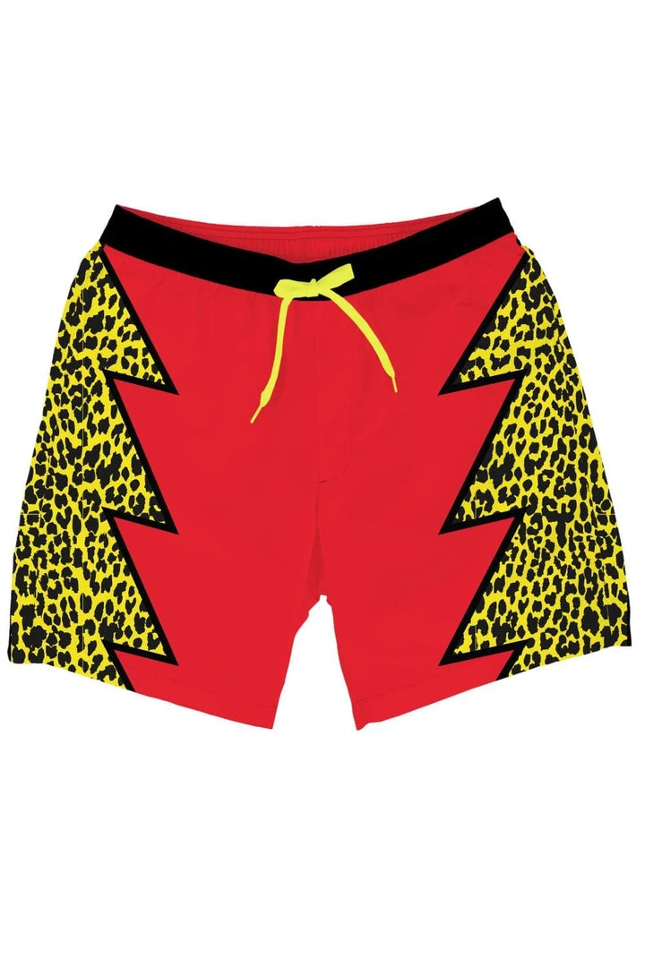 Tipsy Elves Slim Jim Leopard Print Swim Trunks 3 Tipsy Elves Slim Jim Leopard Print Swim Trunks