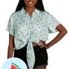 Tipsy Elves Spring Women's Watermelon Hawaiian Shirt 1 Tipsy Elves Spring Women's Watermelon Hawaiian Shirt