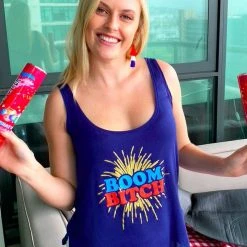 Tipsy Elves Women's Boom Bitch Tank Top