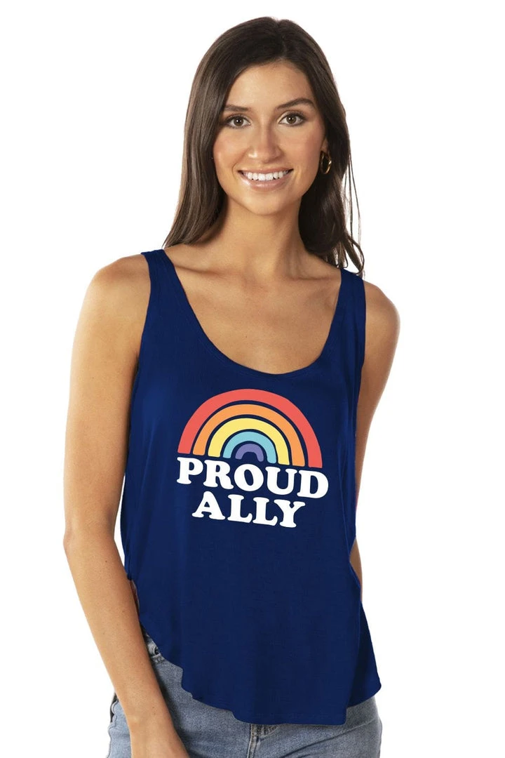 Tipsy Elves Proud Ally Tank Top - Women's Cut 3 Tipsy Elves Proud Ally Tank Top - Women's Cut
