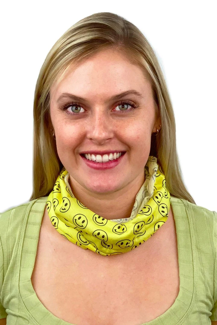 Tipsy Elves Yellow Smiley Ski Face Cover 4 Tipsy Elves Yellow Smiley Ski Face Cover