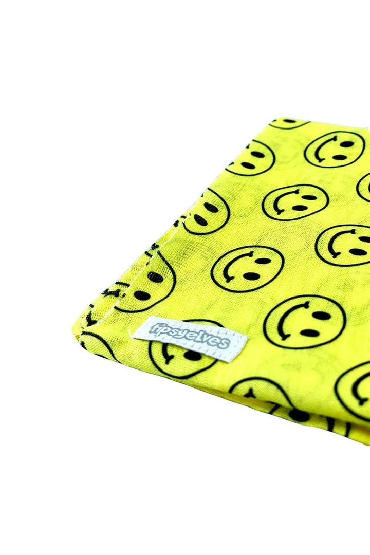 Tipsy Elves Yellow Smiley Ski Face Cover 5 Tipsy Elves Yellow Smiley Ski Face Cover