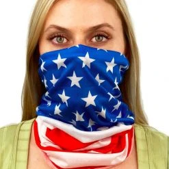 Tipsy Elves American Flag Ski Face Cover