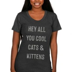 Tipsy Elves Women's Cool Cats And Kittens Tee