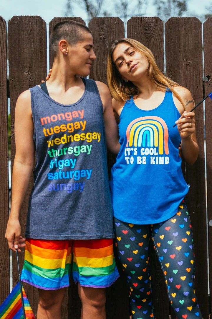 Tipsy Elves Gay All Day Tank Top - Men's Cut 4 Tipsy Elves Gay All Day Tank Top - Men's Cut