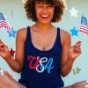 Tipsy Elves Women's USA The Beautiful Tank Top 1 Tipsy Elves Women's USA The Beautiful Tank Top