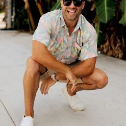 Tipsy Elves Men's Talk Birdie To Me Hawaiian Shirt 13 Tipsy Elves Men's Talk Birdie To Me Hawaiian Shirt