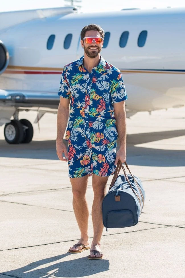 Tipsy Elves Men's Crush Captain Hawaiian Shirt Spring 4 Tipsy Elves Men's Crush Captain Hawaiian Shirt Spring