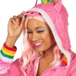 Tipsy Elves Women Pink Unicorn Costume Dress