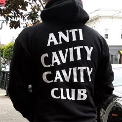 Tipsy Elves Unisex Anti Cavity Cavity Club Hoodie Holidays & Occasions