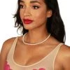 Tipsy Elves Pearl Necklace Women 2 Tipsy Elves Pearl Necklace Women