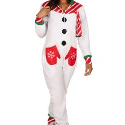 Tipsy Elves Women's Snowman Jumpsuit 8 Tipsy Elves Women's Snowman Jumpsuit