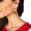 Tipsy Elves Spiral Christmas Tree Earrings 2 Tipsy Elves Spiral Christmas Tree Earrings