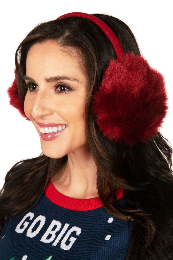 Tipsy Elves Holidays & Occasions Red Ear Muffs 3 Tipsy Elves Holidays & Occasions Red Ear Muffs