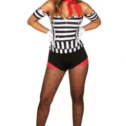 Tipsy Elves Women Mime Artist Costume 6 Tipsy Elves Women Mime Artist Costume