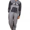 Tipsy Elves Men's Black And Grey Moose Jumpsuit 1 Tipsy Elves Men's Black And Grey Moose Jumpsuit