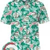 Tipsy Elves Men's Santa Palms Button Down Shirt 1 Tipsy Elves Men's Santa Palms Button Down Shirt
