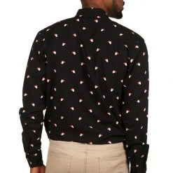 Tipsy Elves Men's Mr. Claus Long-Sleeve Button Down Shirt 8 Tipsy Elves Men's Mr. Claus Long-Sleeve Button Down Shirt