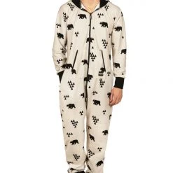 Tipsy Elves Men's Beary Christmas Jumpsuit