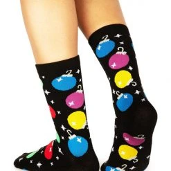 Tipsy Elves Women's Ornament Socks