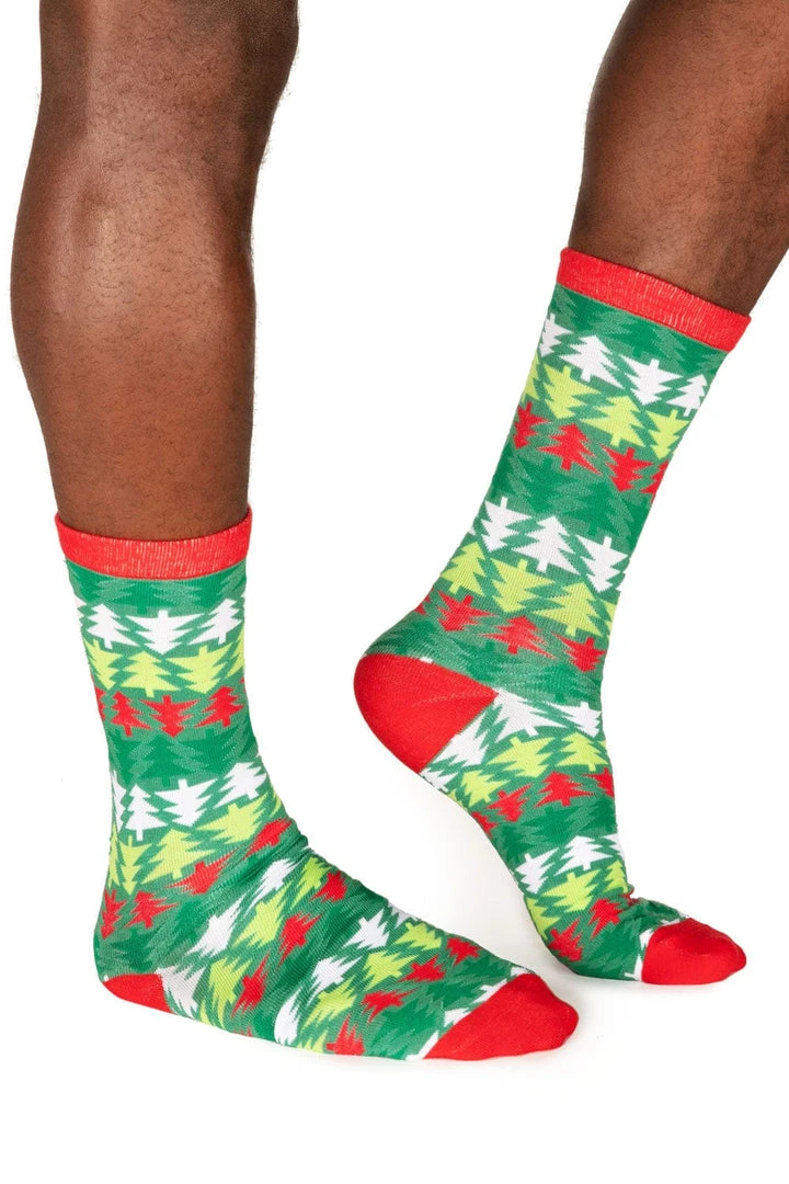 Tipsy Elves Men's Pine Playboy Socks 3 Tipsy Elves Men's Pine Playboy Socks