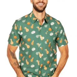 Tipsy Elves Men's Do You Even Squash Bro Button Down Shirt