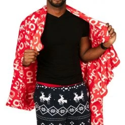 Tipsy Elves Holidays & Occasions Ho Ho Ho Blanket