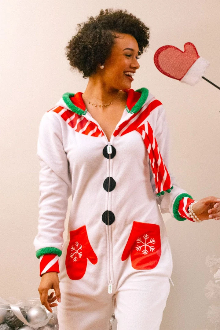 Tipsy Elves Women's Snowman Jumpsuit 3 Tipsy Elves Women's Snowman Jumpsuit