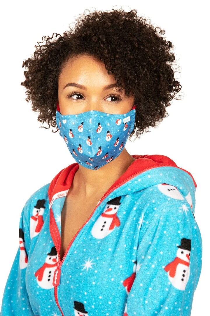 Tipsy Elves Holidays & Occasions Snowman Is An Island Face Mask 4 Tipsy Elves Holidays & Occasions Snowman Is An Island Face Mask